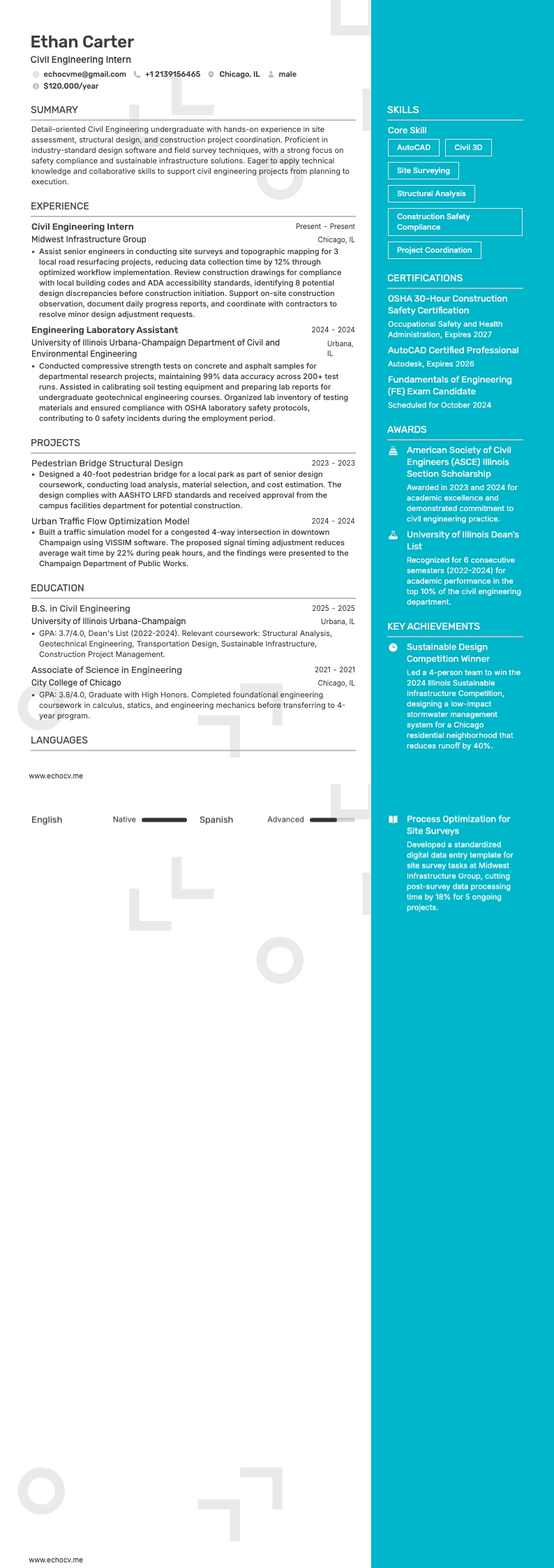 Vista previa completa de Practicante de ingeniería civil