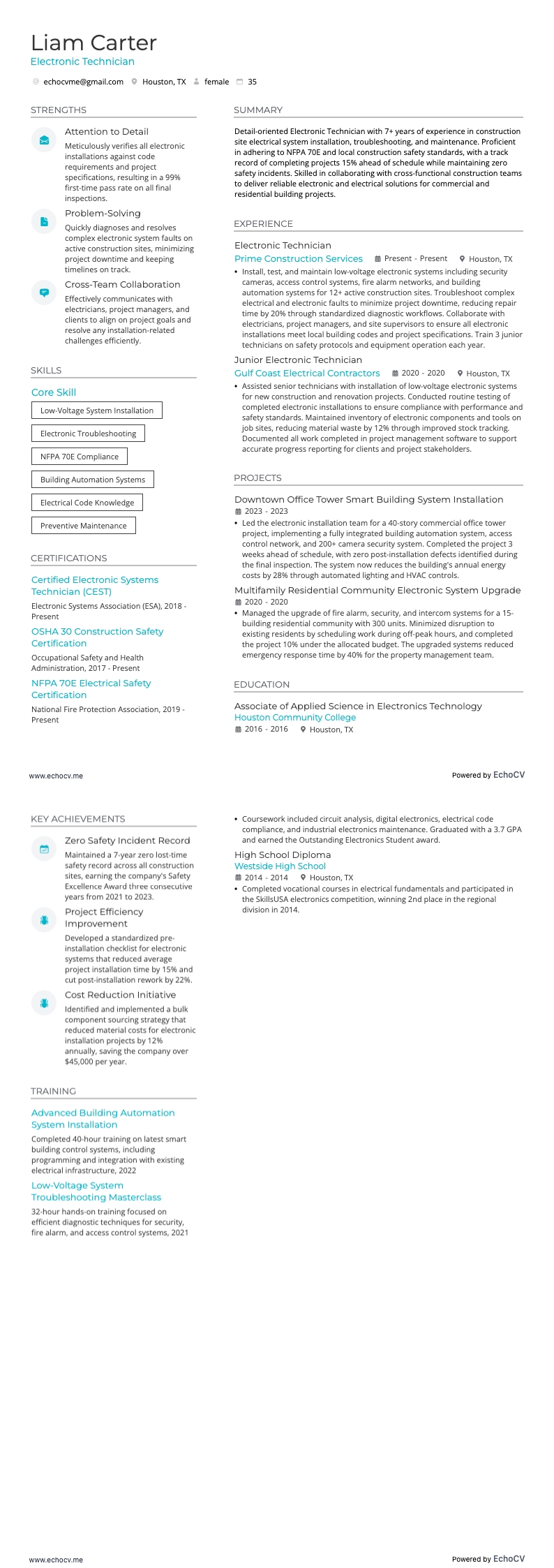 Electronic Technician