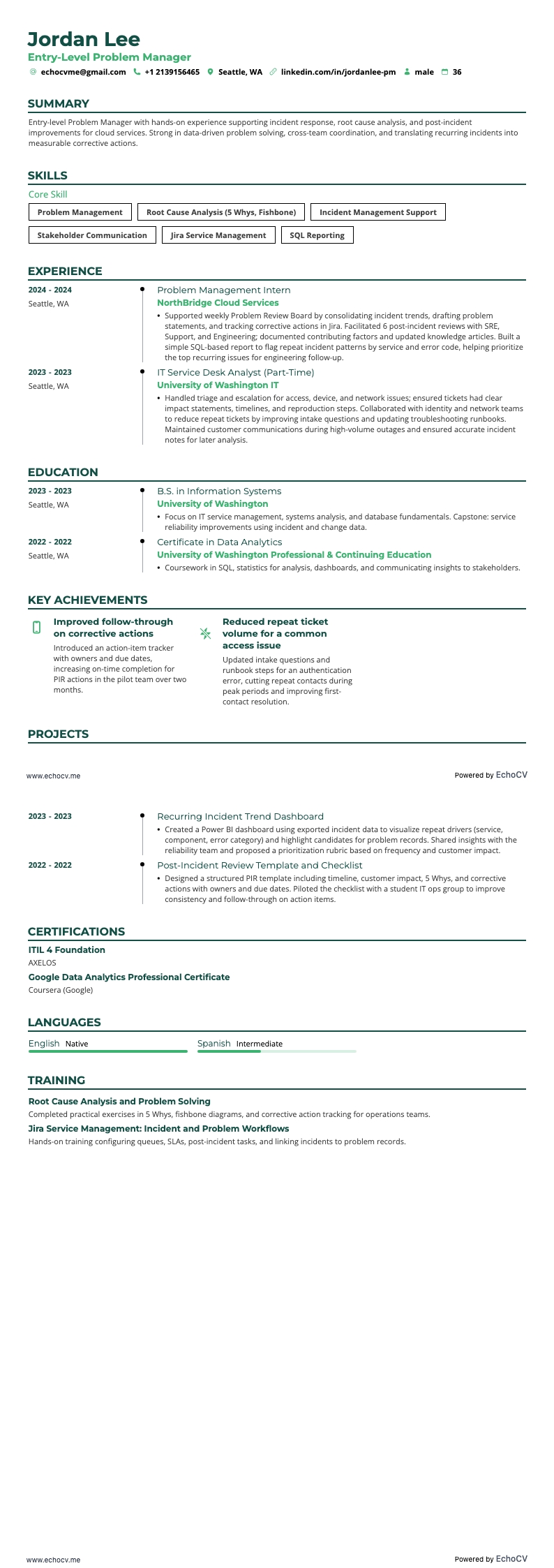 未経験向け問題管理マネージャー