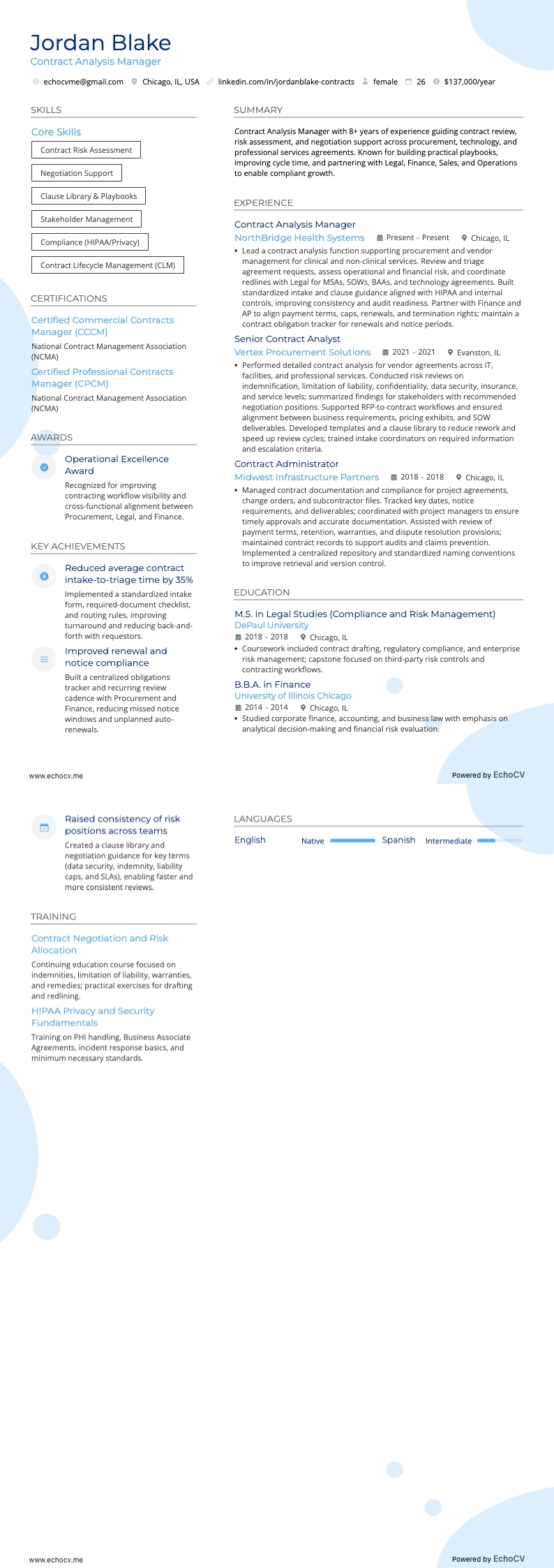 Contract Analysis Manager full preview