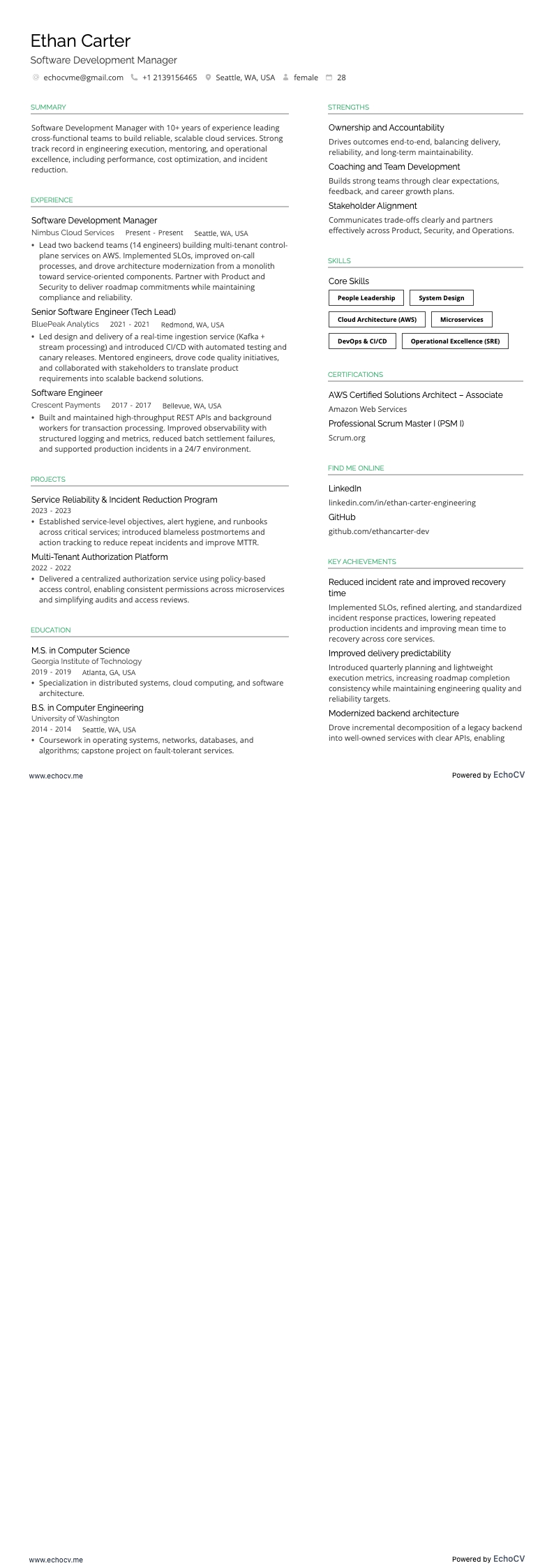 소프트웨어 개발 관리자 전체 미리보기