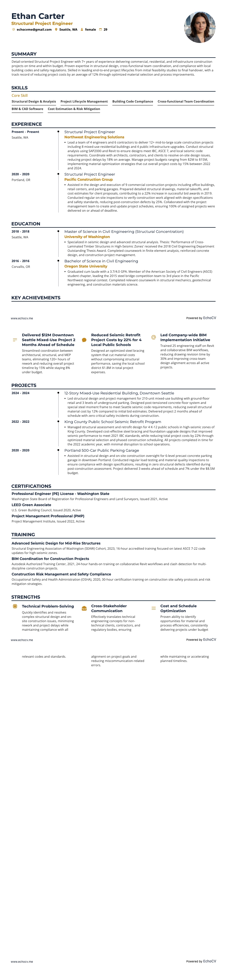 Projektör inom konstruktion example resume