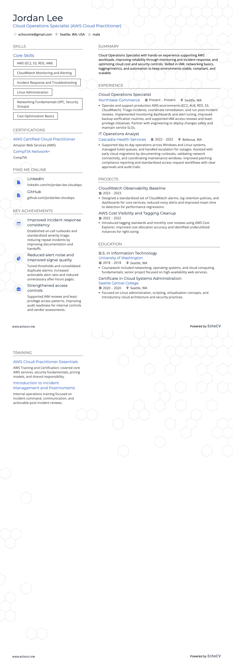Specialist inom molndrift example resume