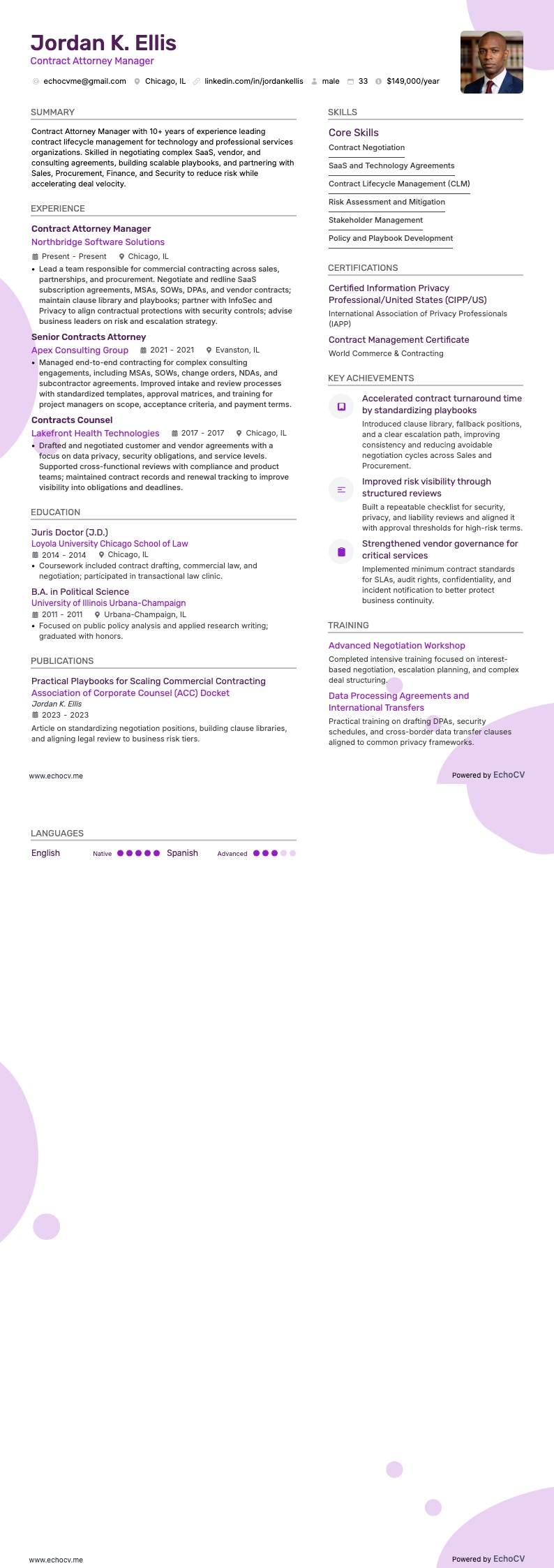 Contract Attorney Manager full preview