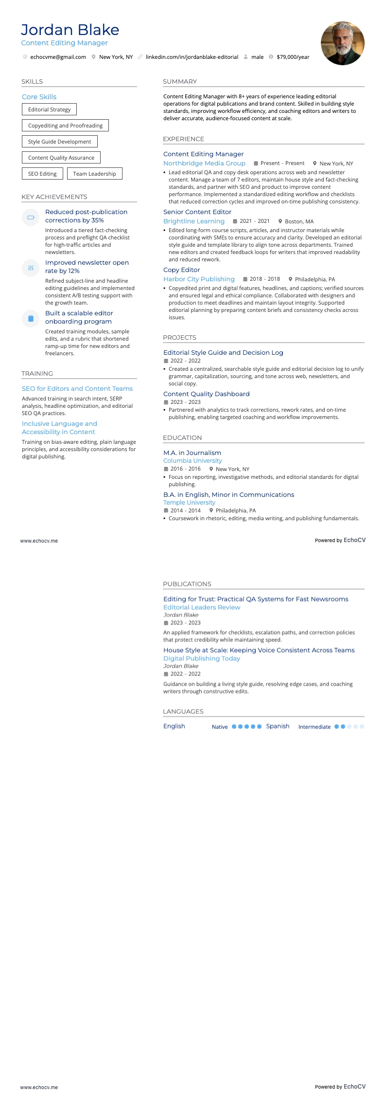 Content Editing Manager full preview