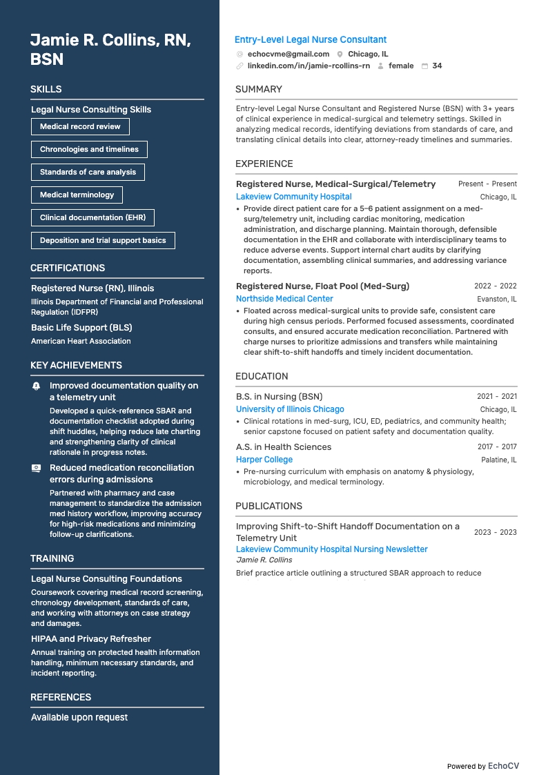 初級リーガルナースコンサルタント