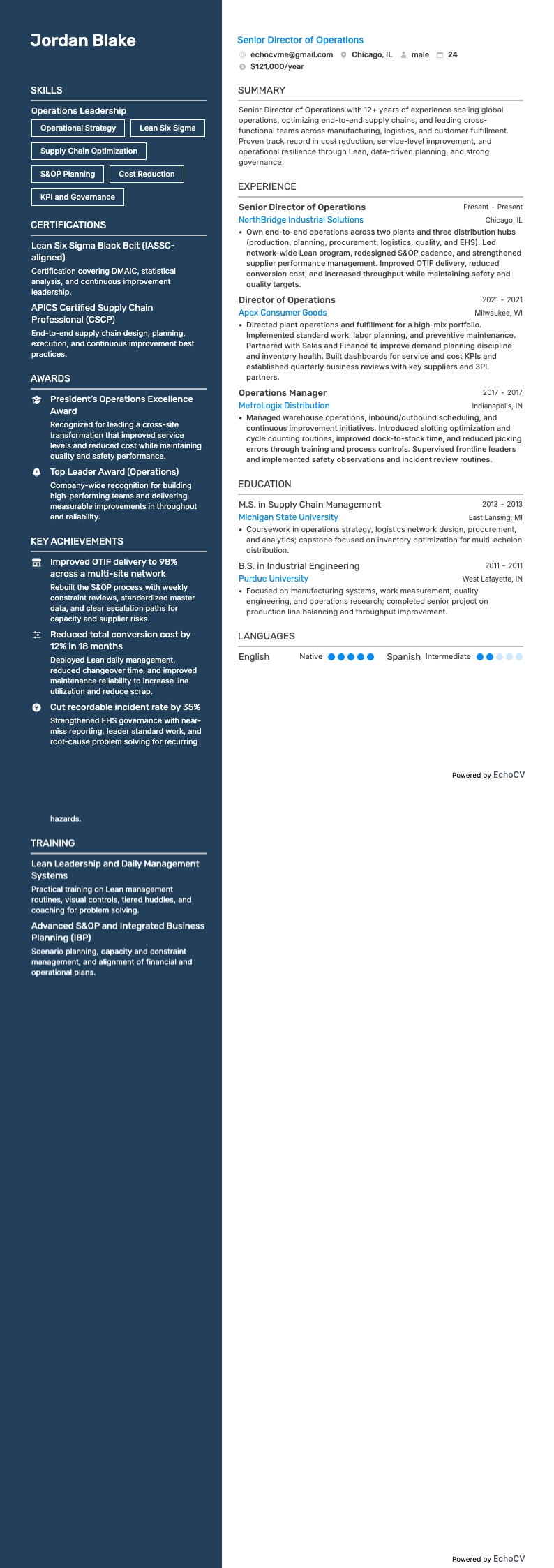 資深營運總監 完整預覽