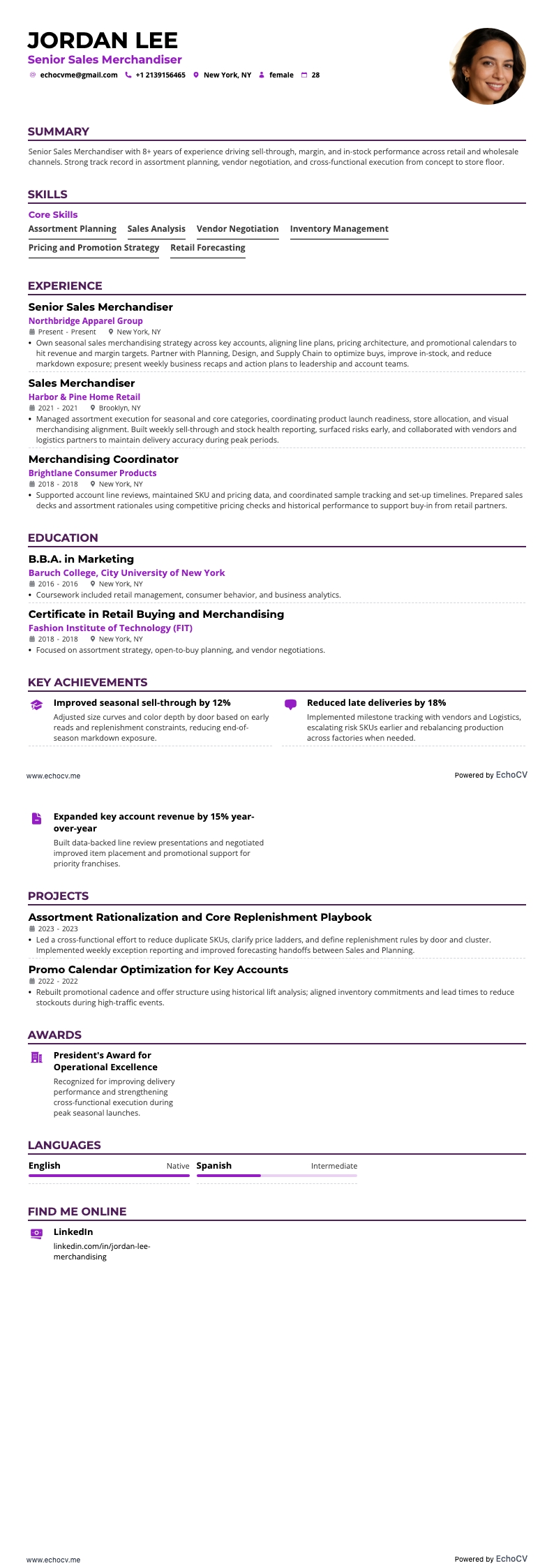 Senior Sales-Merchandiser Vollvorschau