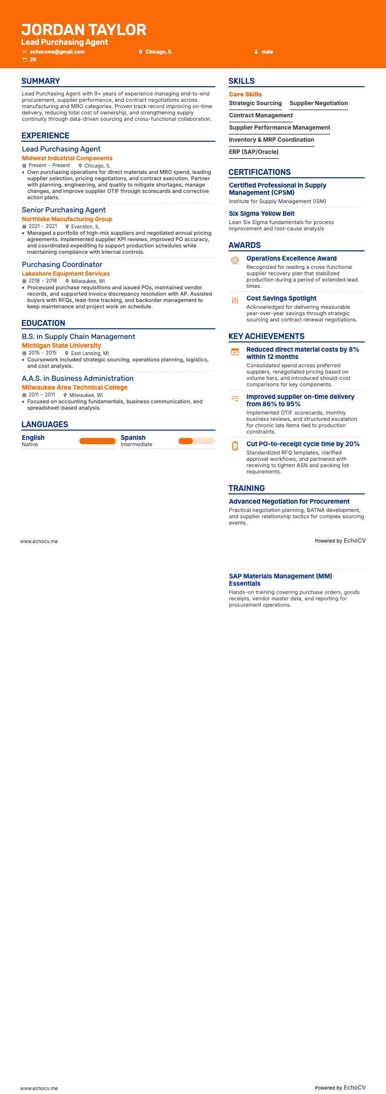 主任購買担当者 の全体プレビュー