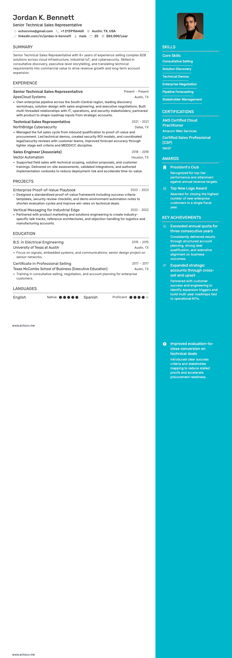 Senior Technical Sales Representative full preview