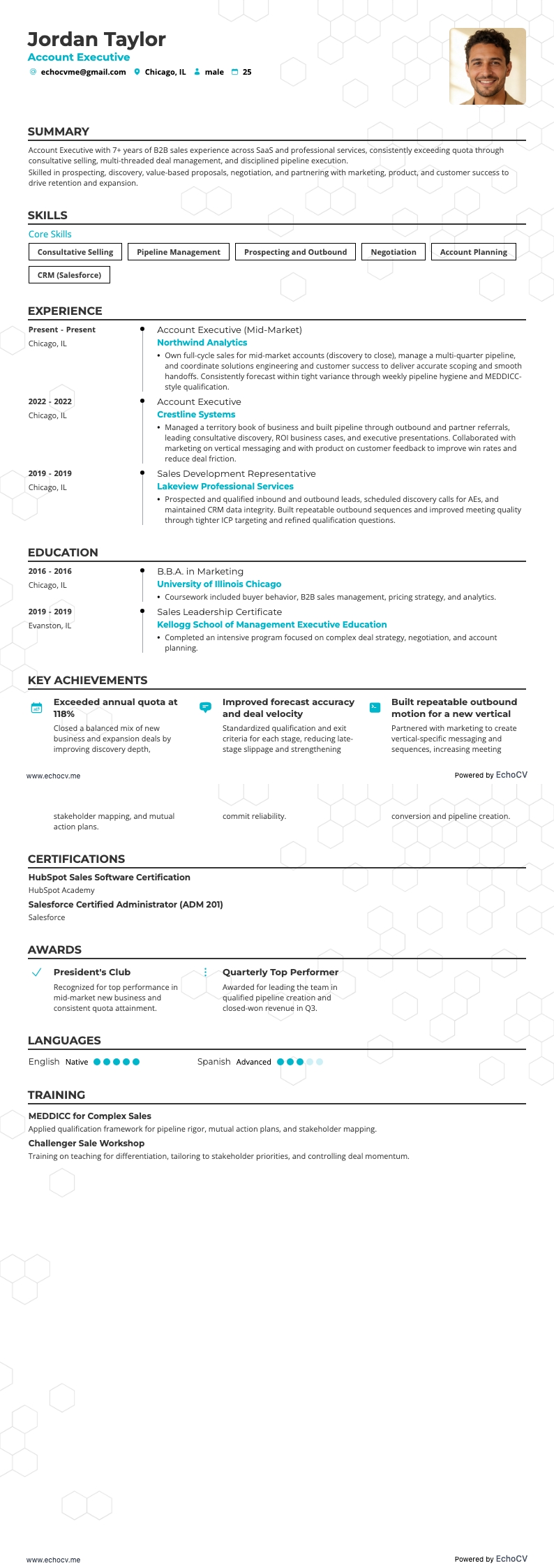 Chuyên viên quản lý khách hàng example resume