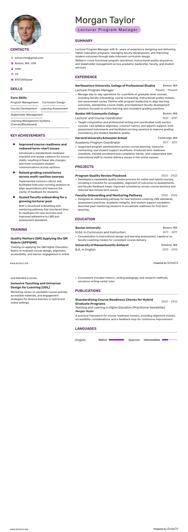 Prévia completa de Gerente de Programa de Docentes