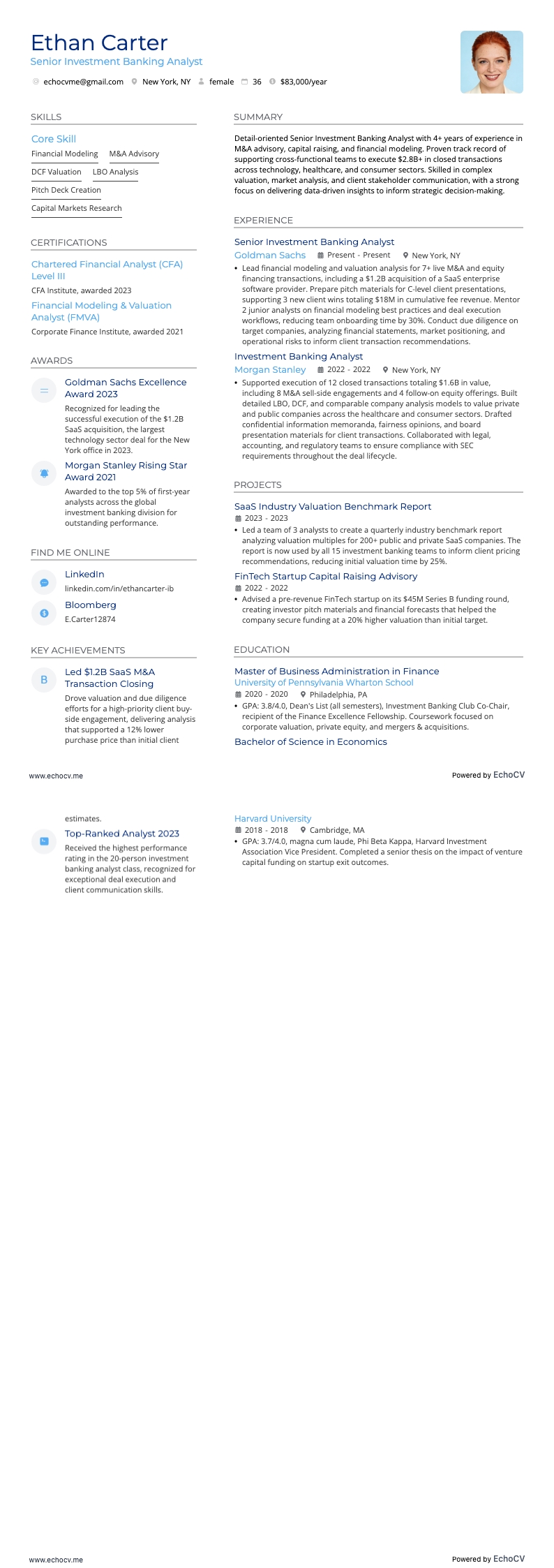 Senior-Analyst im Investmentbanking Vollvorschau