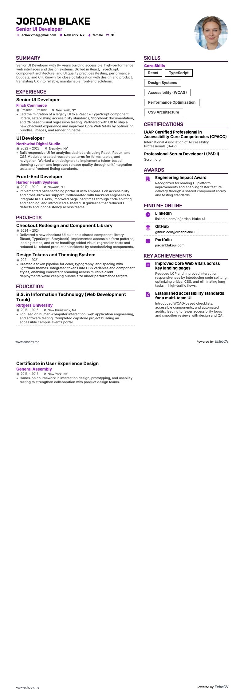 高级UI开发人员 完整预览