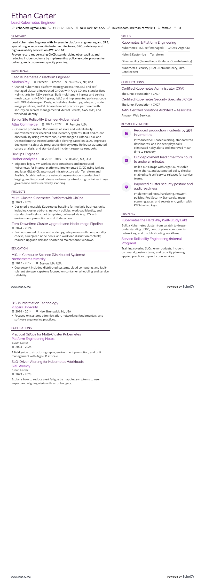 Lead Kubernetes full preview