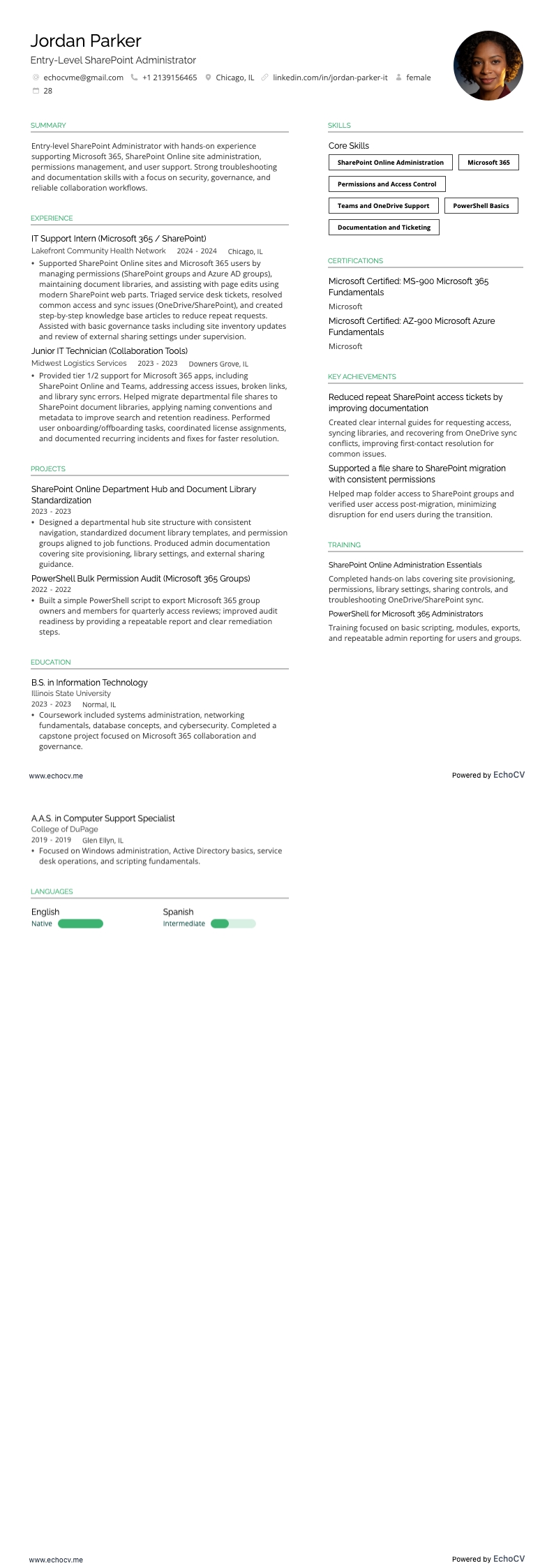초급 SharePoint 관리자