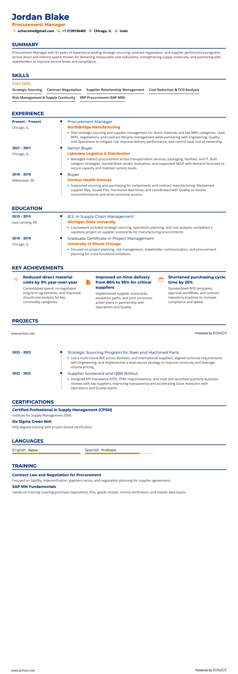 Responsabile acquisti