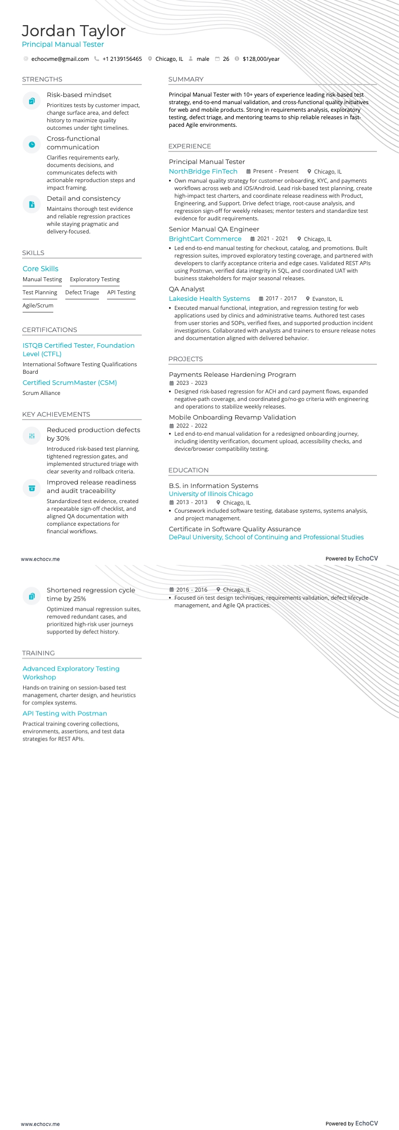 首席手动测试工程师 完整预览