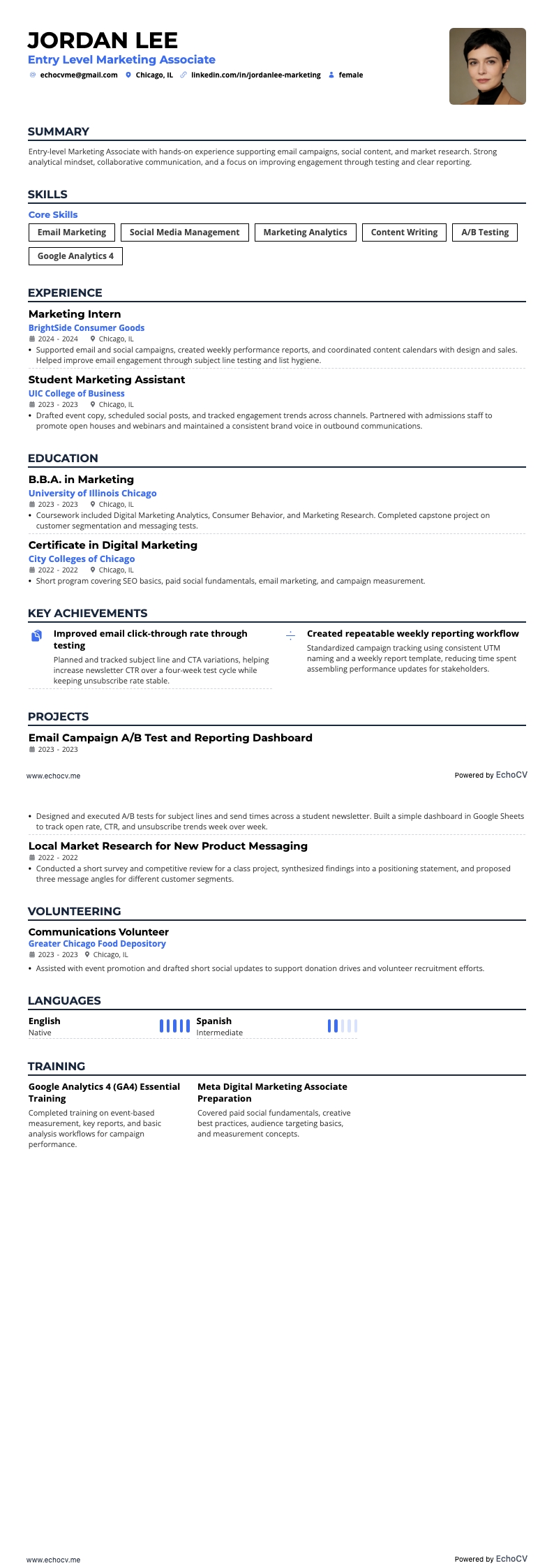 Addetto marketing junior