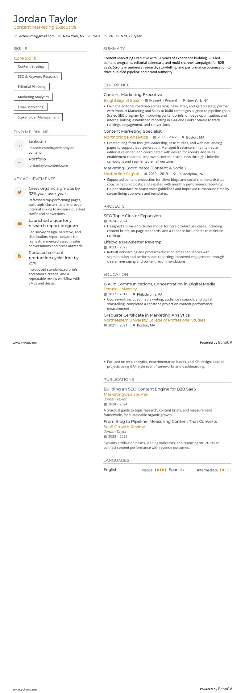 コンテンツマーケティング担当