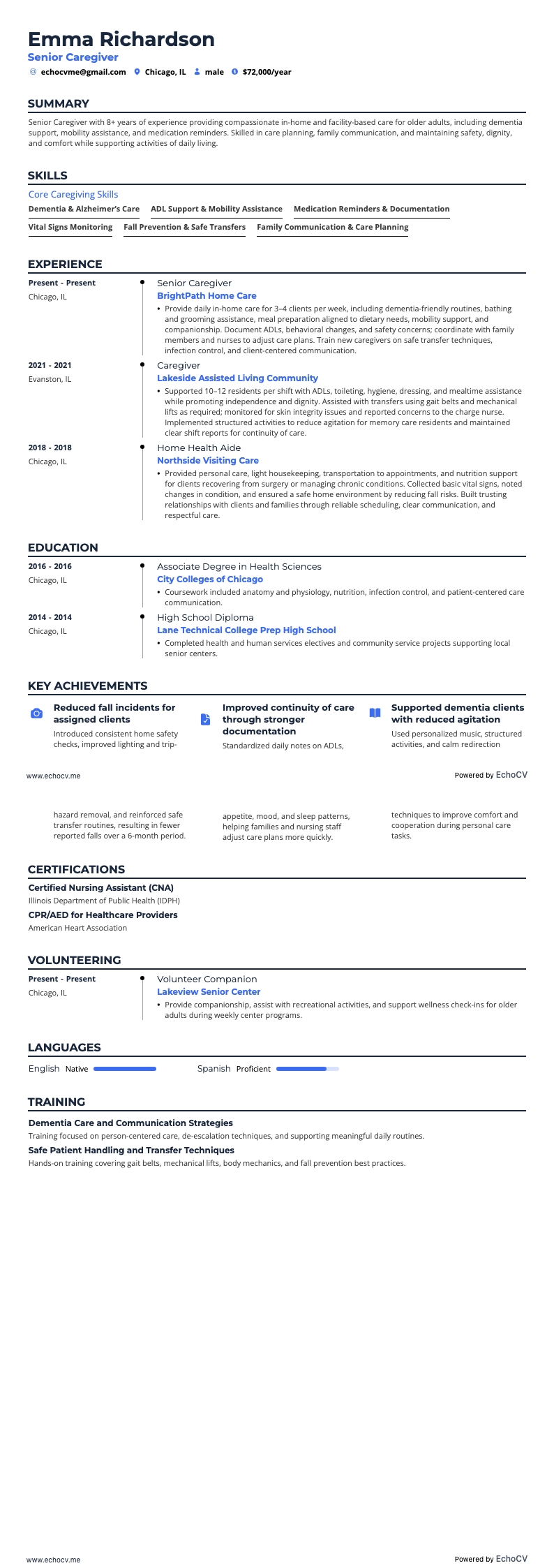 Senior Caregiver full preview