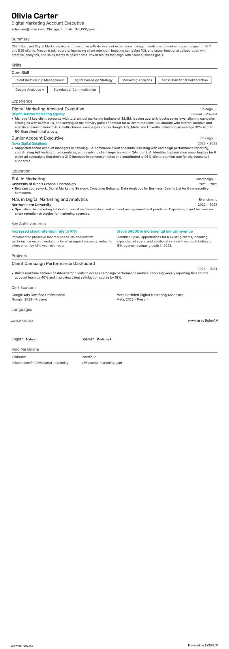 Digital Marketing Account Executive