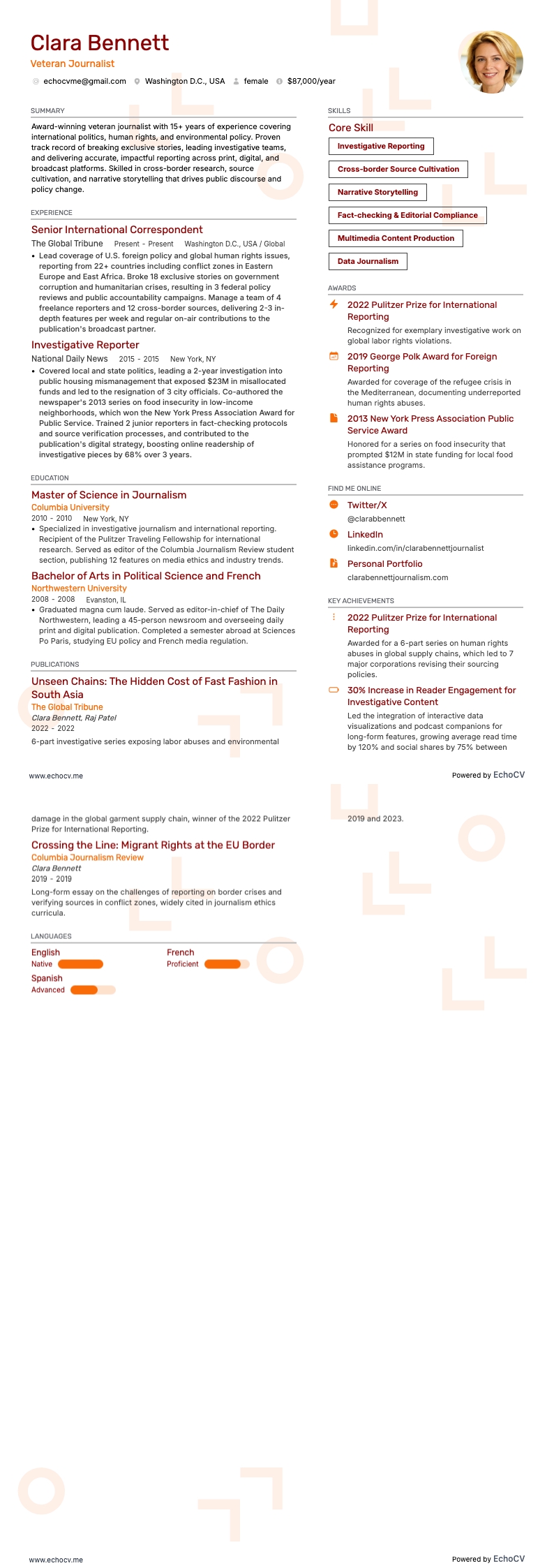 ベテラン記者 の全体プレビュー