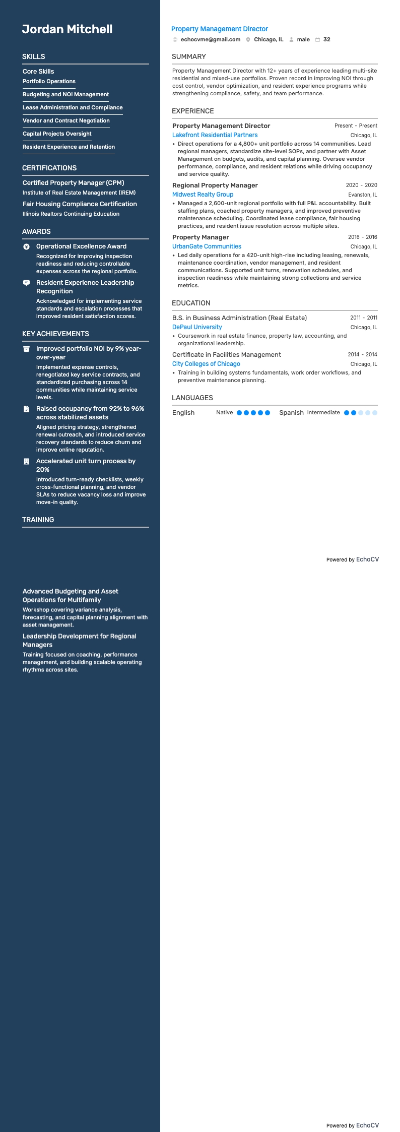Property Management Director full preview