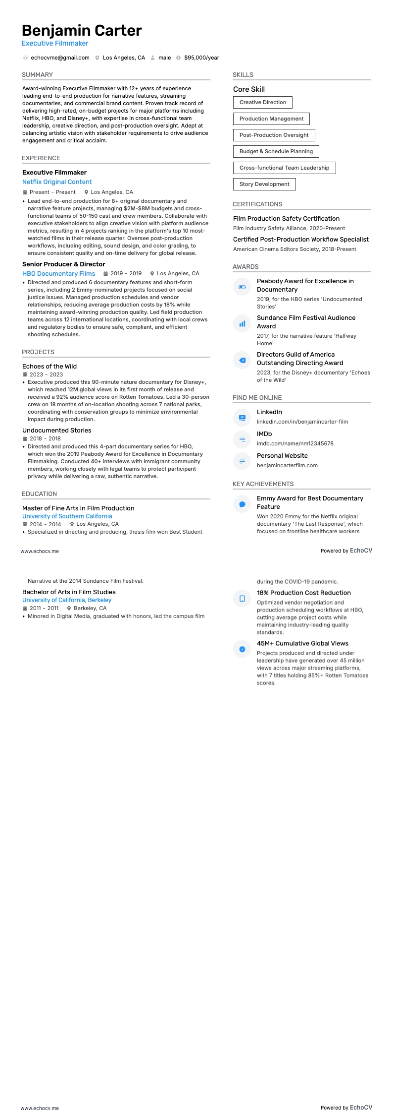 Executive Filmmaker full preview