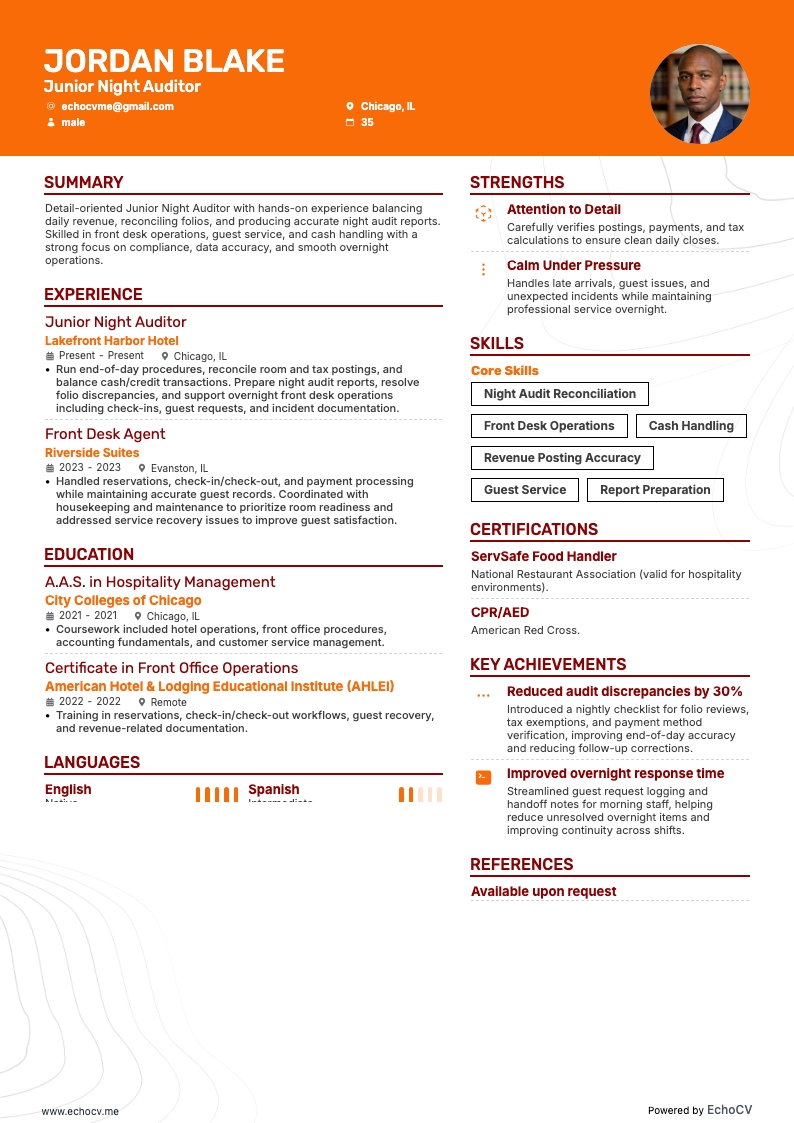 Prévia completa de Auditor noturno júnior