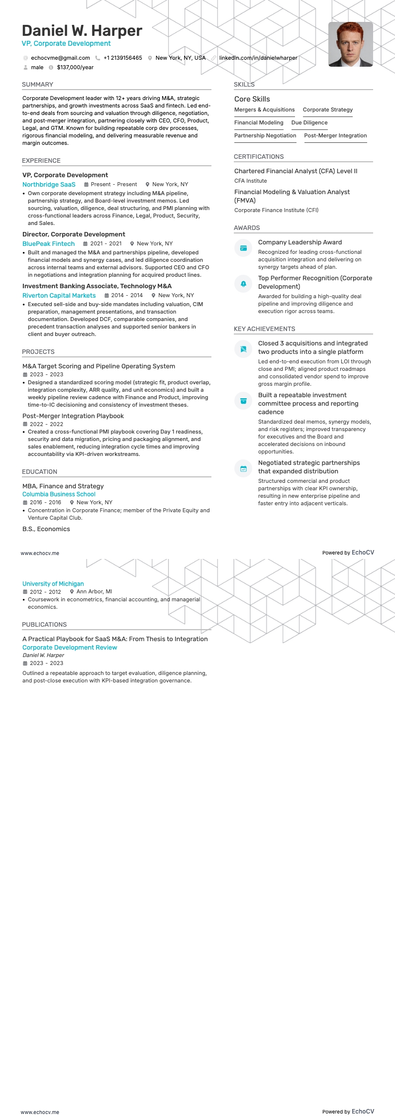 VP, Corporate Development full preview