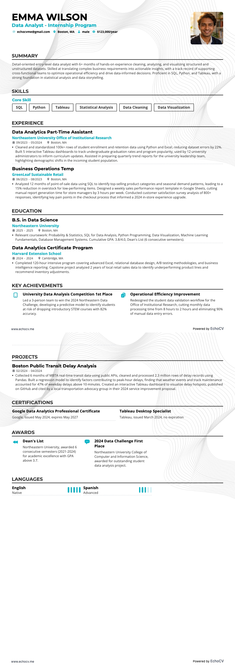 資料分析師 - 實習計畫 完整預覽