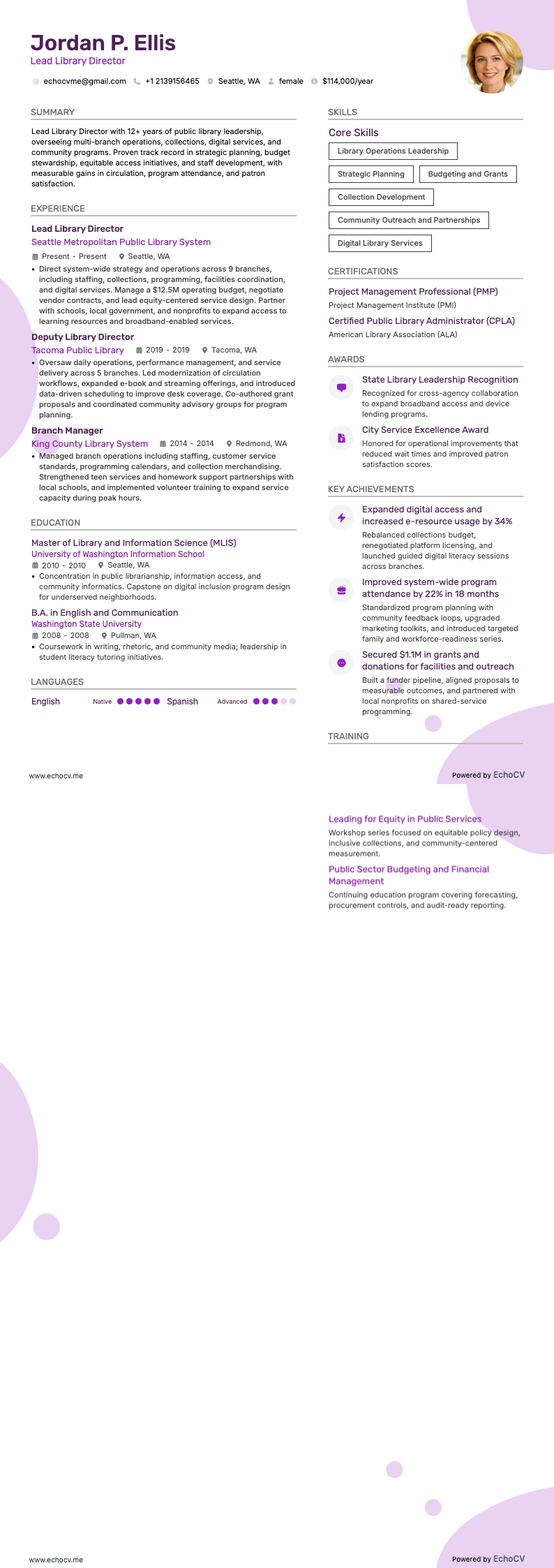 Lead Library Director full preview