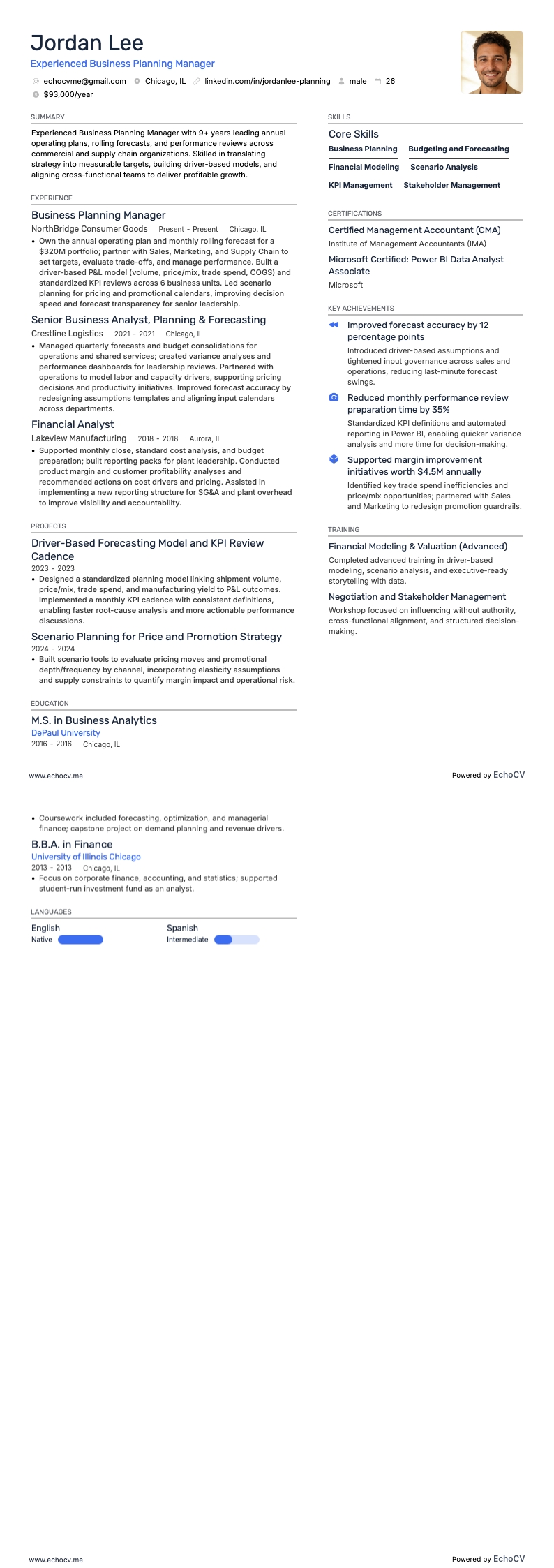 资深业务规划经理 完整预览