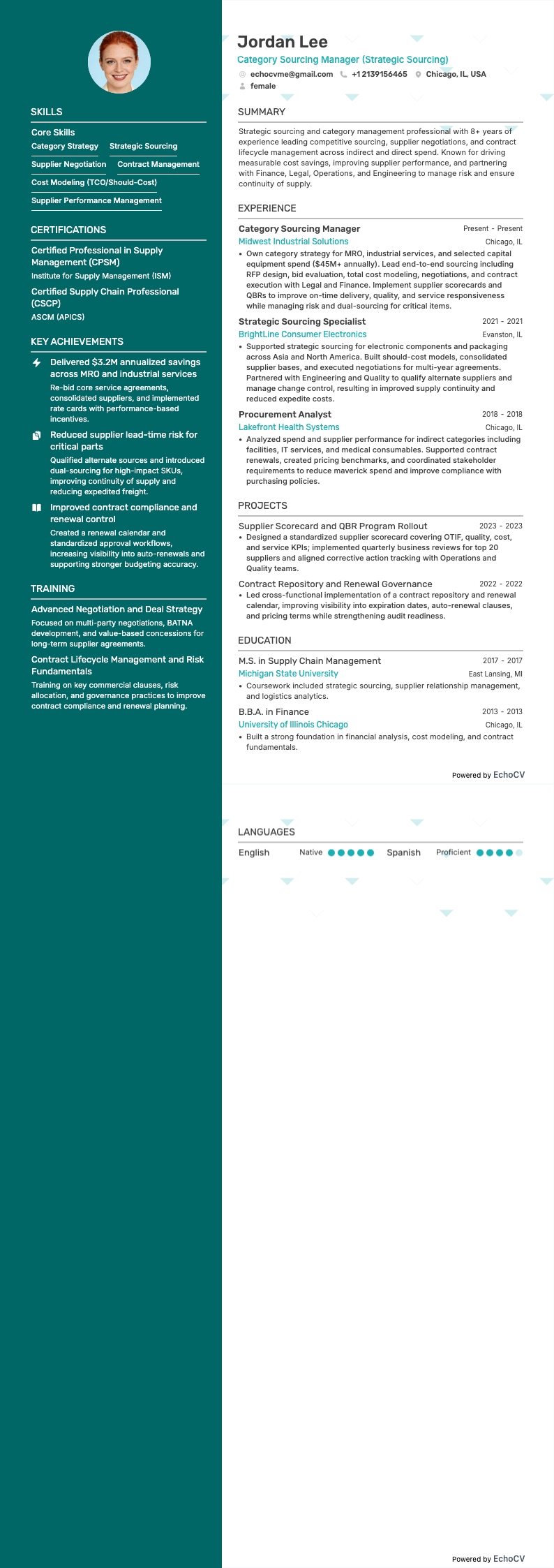 Category Sourcing Manager