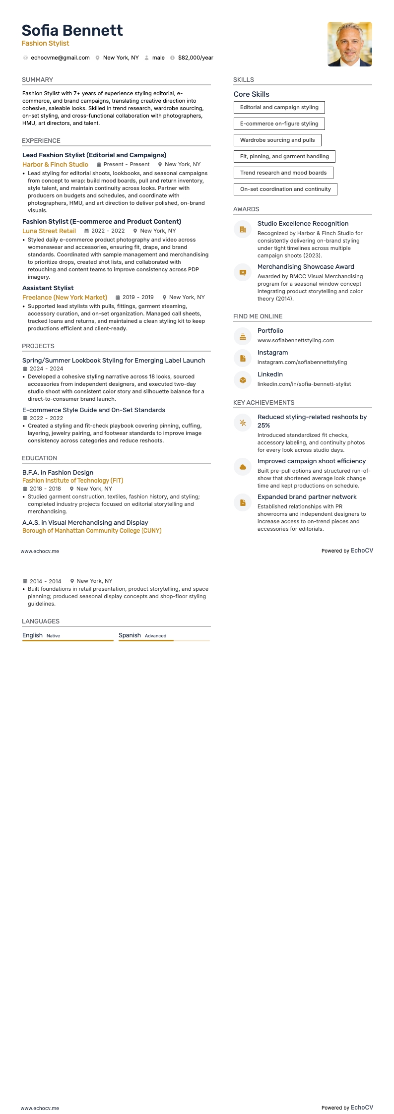 Prévia completa de Estilista de moda