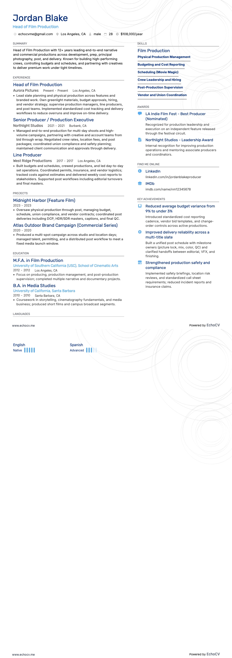 영화 제작 총괄 전체 미리보기