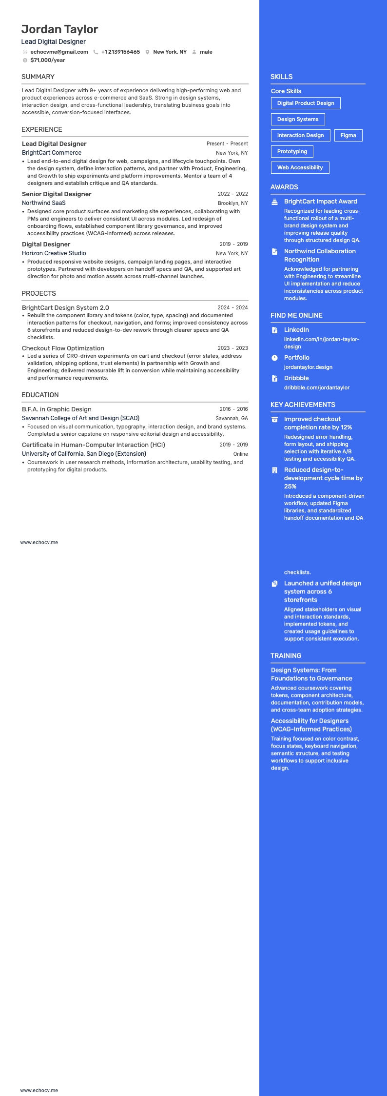 Ledande digital designer full förhandsvisning