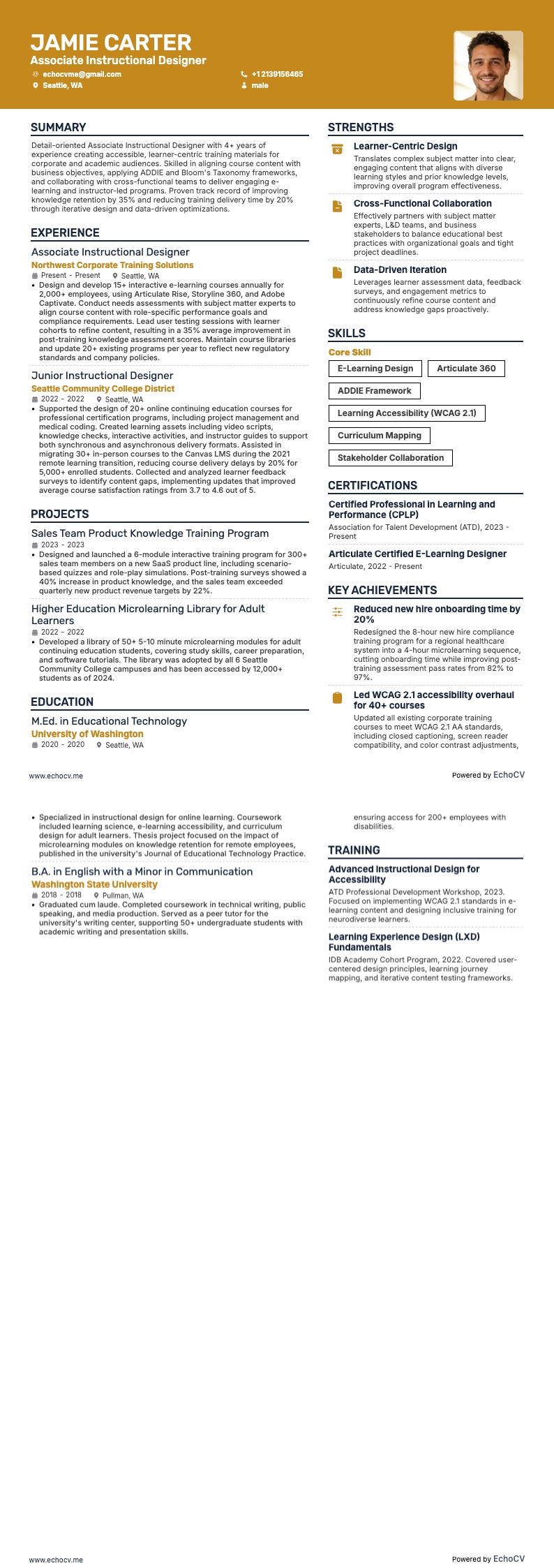 Prévia completa de Designer instrucional associado